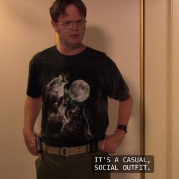 dwight wolf shirt